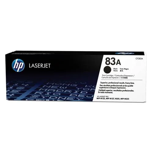 HP 83A Toner Nero per Laserjet Pro M201N-M201DW-M225DN-MFP M225DW-MFP M125A-M125NW-M127FN Garanzia Italia (CF283A)