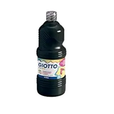 Giotto Tempera Pronta Flacone 1000 ml Nero