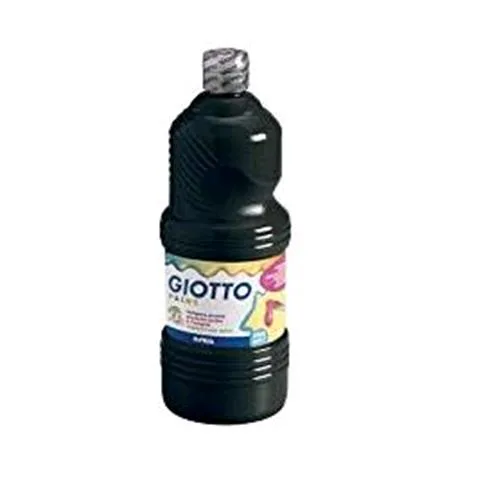 Giotto Tempera Pronta Flacone 1000 ml Nero