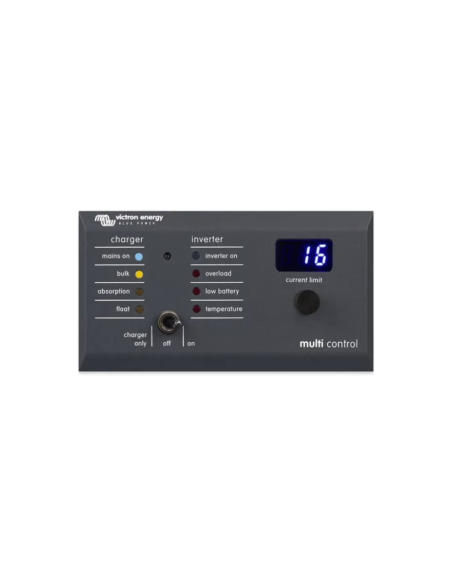 Pannello di Controllo Digital Multi Control 200/200A GX per Inverter Victron Energy - DMC000200010R