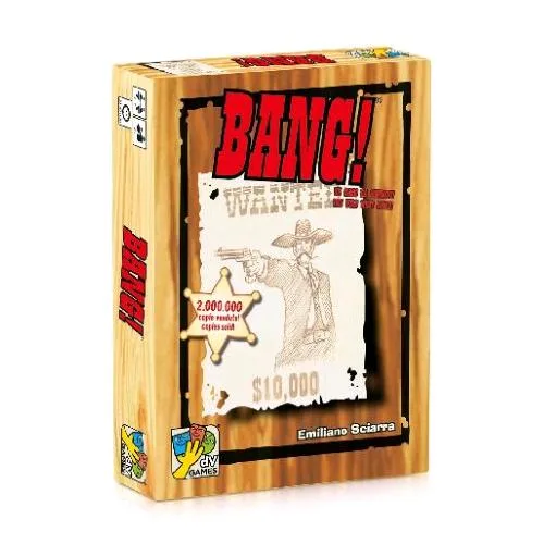 daVinci Games Bang Gioco da Tavolo Ambientato Nel Far West Gioco di Carte a Ruoli Nascosti