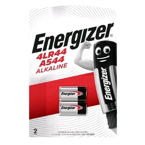 Energizer 4LR44/A544 Batterie Alkaline 6V Conf 2 Pz.