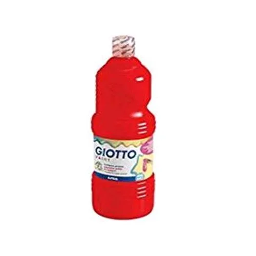 Giotto Tempera Pronta Flacone 1000 ml Rosso Scarlatto