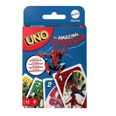 Mattel Uno Gioco di Carte a Tema Spider Man
