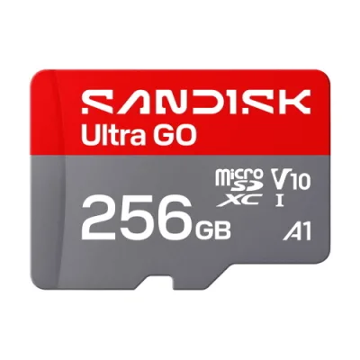 SanDisk ULTRA GO 256GB microSDXC A1 / UHS-I U1 / Class10 UHS-I