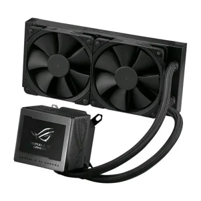 ASUS Rog Ryujin III 240 Raffreddatore per CPU All-in-One LCD da 3.5" Pollici Pompa Asetek di 8A Generazione 2XVENTOLE 2000 PWM da 120 mm Colore Nero