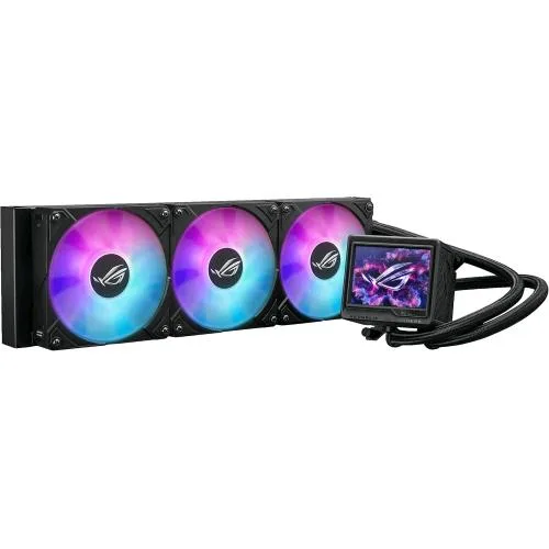 ASUS Rog Ryujin III 360 ARGB Extreme CPU Liquid Cooler Dissipatore a Liquido All-in-One con Pompa Emma GEN8 V2,Tre Ventole Rog RGB per un Elevato Flusso D'aria, Schermo LCD da 3,5" per Monitoraggio Intel 1851/1700/1200 AMD AM5/AM4 Nero