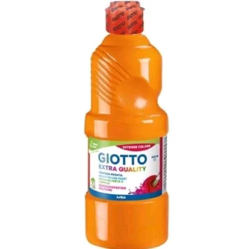 Giotto Tempera Pronta Flacone da 500 ml Arancione