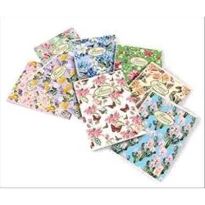 Pigna Nature Flower Quaderni A4 80 g Righe 1R 40 Fogli Colori Assortiti Conf 10 Pz.