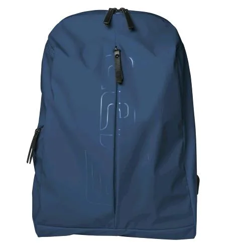 Celly Funky Backpack Zaino per Notebook con Tasca Antifurto Strap per Trolley Porta USB Esterna con Cavo Integrato Colore Blu