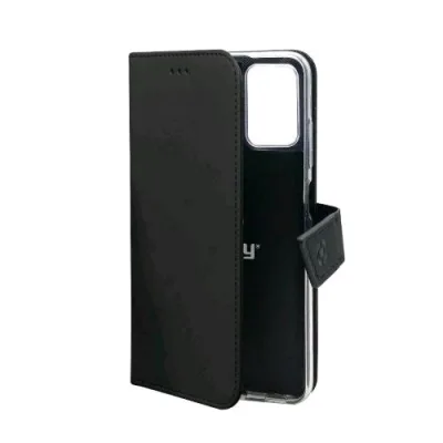 Celly Wally Apple iPHONE 14 Custodia a Portafoglio con Flap Magnetico e Taschine Interne Portadocumenti Black