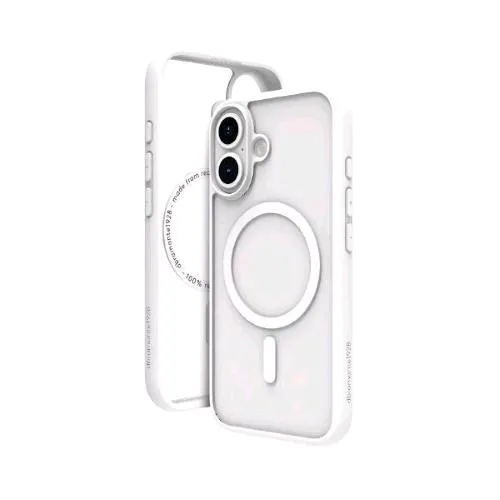 DBRAMANTE 1928 Apple iPHONE 16 Cover in PVC Magsafe Bianco