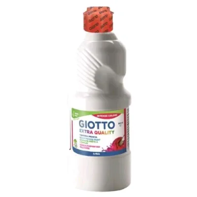 Giotto Tempera Pronta Flacone da 500 ml Bianco