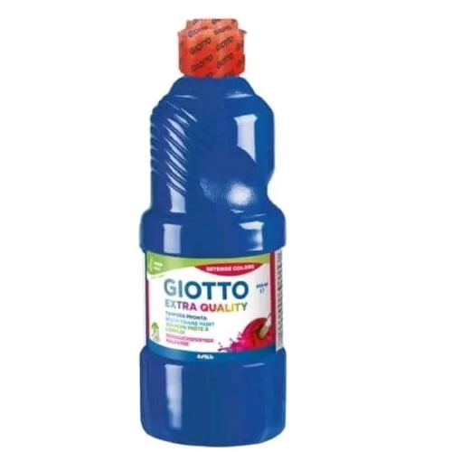 Giotto Tempera Pronta Flacone da 500 ml Blu