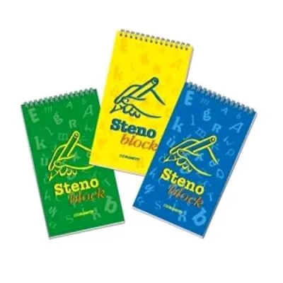 Blasetti Blocco Stenografia Spiralato 130X220 mm 80 Fogli 60 g Col. Assortiti Conf 10 Pz.