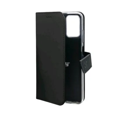 Celly Wally Apple iPHONE 14 Pro Custodia a Portafoglio con Flap Magnetico e Taschine Interne Portadocumenti Black