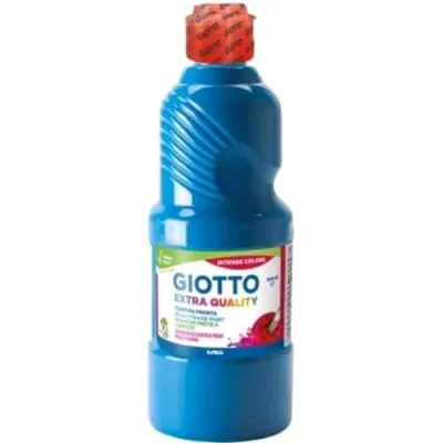 Giotto Tempera Pronta Flacone da 500 ml Ciano