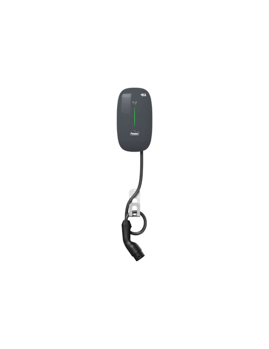Colonnina di ricarica trifase 11kW con cavo da 7m ZCS AZZURRO