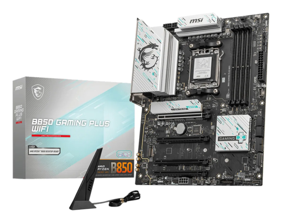 MB MSI B850 GAMING PLUS WIFI AM5 4D5 4PCIE 4M2 4SATA DP/TYPE-C