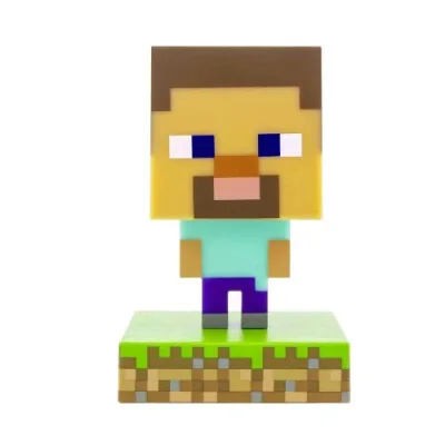 Paladone Minecrafr Steve Icon Light Lampada da Tavolo in BDP a Batteria
