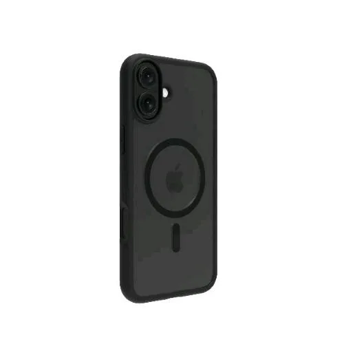 DBRAMANTE 1928 Apple iPHONE 16 Plus Cover in PVC Magsafe Nero