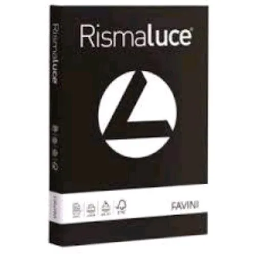 Cartotecnica Favini Rismaluce Risma da 300 Fogli 90 g 29.7 x 21 cm A4 Nero