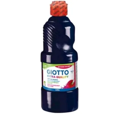 Giotto Tempera Pronta Flacone da 500 ml Nero