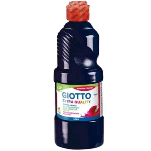 Giotto Tempera Pronta Flacone da 500 ml Nero