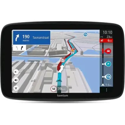 Tom Tom Go Expert 6 Plus Navigatore per Camion e Bus 6" Percorsi e Pdi per Veicoli Grandi Dimensioni, TomTom Traffic, Mappe del Mondo, Avvisi su Limitazioni Live, USB-C