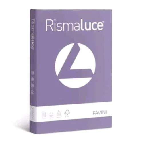 Cartotecnica Favini Rismaluce Risma da 300 Fogli 90 g 29.7 x 21 cm A4 Violetto