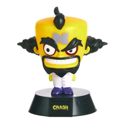 4Side Paladone PP5228CRV2 Lampada da Tavolo Crash Bandicooot Doctor Neo Cortex Icon Light V2 Multicolore
