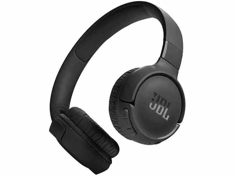 Jbl Tune 520BT Cuffie On-Ear con Micorofono Bluetooth 5.3 Pure Bass Durata fino a 57 Ore Black