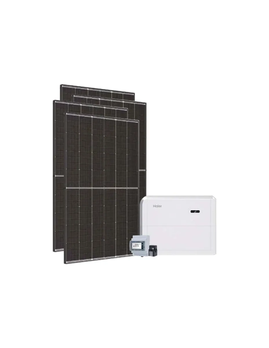 Kit fotovoltaico monofase 6300W inverter 6kW Haier batteria al litio 8KWh