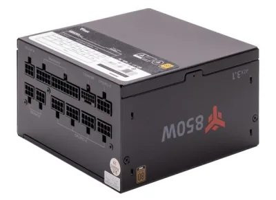 ITEK GBI850 Alimentatore 850W 80 Plus Gold Modulare PFC Attivo Ventola FDB 140mm ATX 3.1 Nero