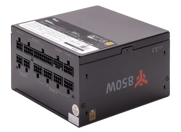 ITEK GBI850 Alimentatore 850W 80 Plus Gold Modulare PFC Attivo Ventola FDB 140mm ATX 3.1 Nero