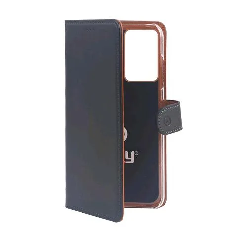 Celly Wally Samsung Galaxy S20+ Custodia a Portafoglio in Similpelle Nera