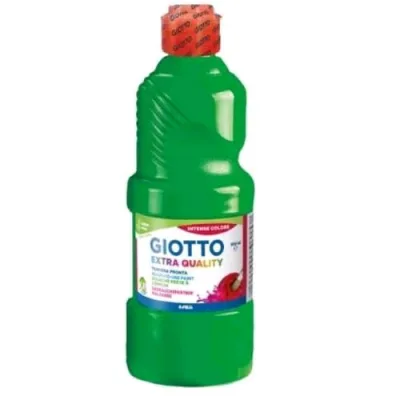 Giotto Tempera Pronta Flacone da 500 ml Verde