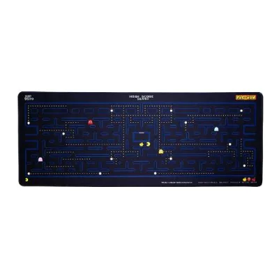 Paladone Pac Man Tappetino da Scrivania per Ufficio e Casa Stile Retro 30X80 cm