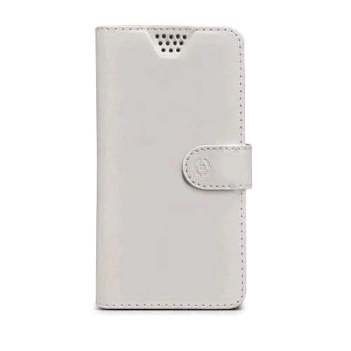 Celly Wally Unica Custodia Universale Ad Agenda in Similpelle 5.5" - 6.0" Bianco