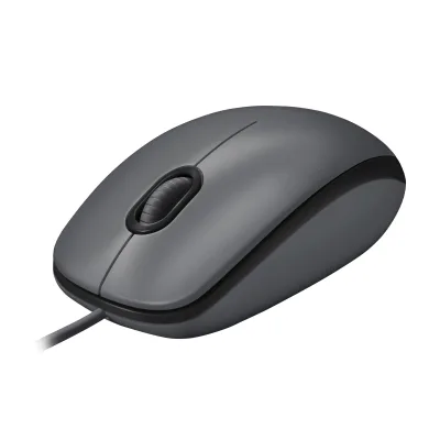 MOUSE M100 LOG USB BLACK USB A CAVO 1,8MT