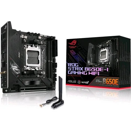 ASUS Rog Strix B650E-I Gaming Wi-Fi AMD B650 AM5 Mini Itx DDR5 PCI 5.0 Wi-FI6E