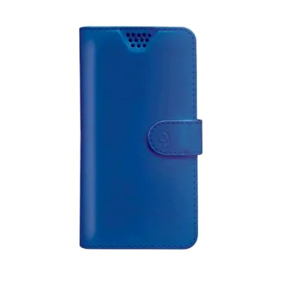 Celly Wally Unica Custodia Universale Ad Agenda in Similpelle 5.5" - 6.0" Blu