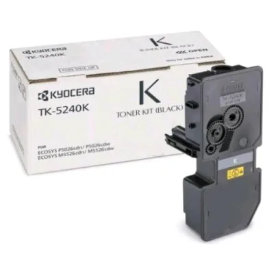 Kyocera TK-5240K TONER NERO PER ECOSYS M5026cdn M5026cdw M5526cdn M5526cdw 4.000 pagine