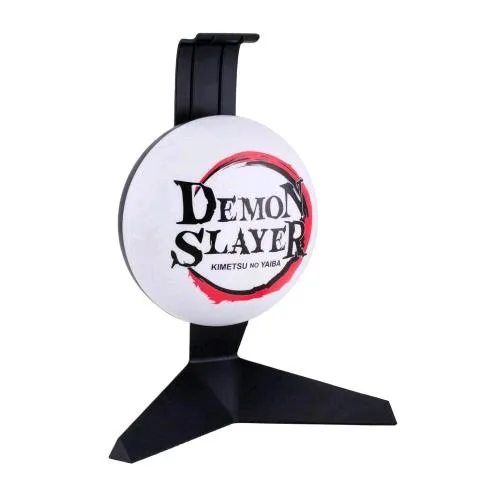 Paladone PP10190DE Demon Slayer Luce Alimentata USB e Supporto Cuffie Nero Bianco