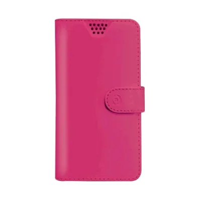 Celly Wally Unica Custodia Universale Ad Agenda in Similpelle 5.5" - 6.0" Fucsia