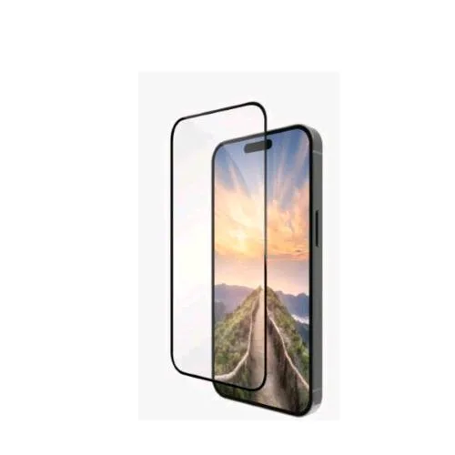 DBRAMANTE 1928 Apple iPHONE 16 Pro Max Proteggi Schermo in Vetro Temperato con Bordatura Nera