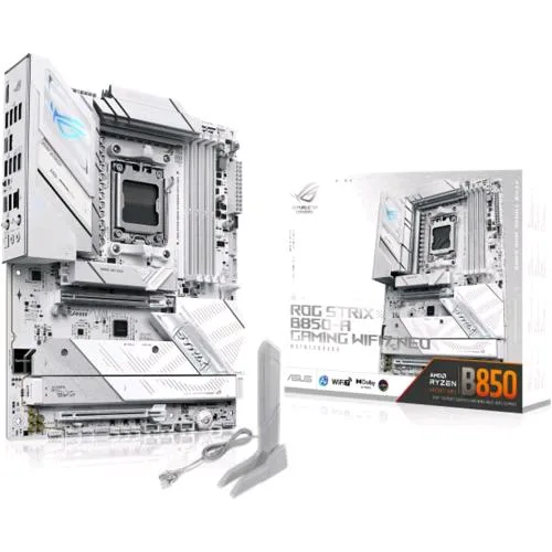 ASUS Rog Strix B850-A Gaming Wi-Fi 7 Neo AMD B850 Socket AM5 ATX Bianco
