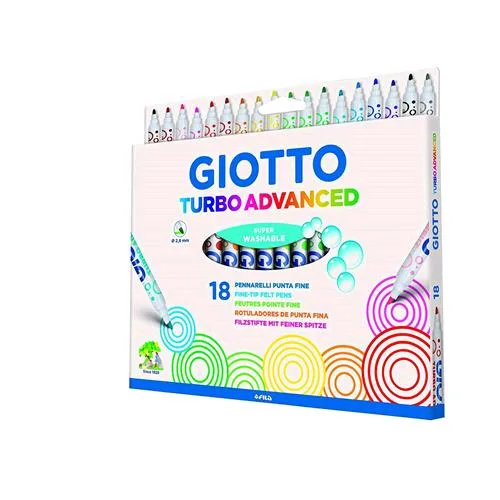 Giotto Turbo Advanced Pennarelli Conf. 18 Pz.