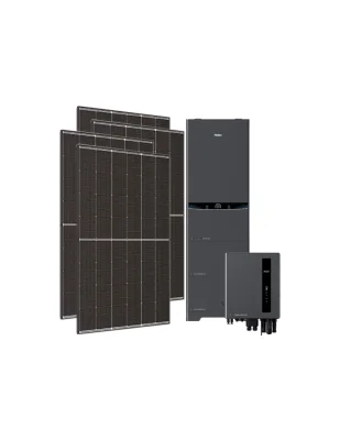 Kit fotovoltaico monofase 4500W Haier LV inverter 3.6kW batteria al litio 5KWh