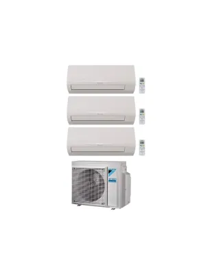 Condizionatore trialsplit Daikin Sensira Wi-Fi 7000 + 9000 + 12000 BTU unità esterna 6.8kW inverter R32 A++/A+